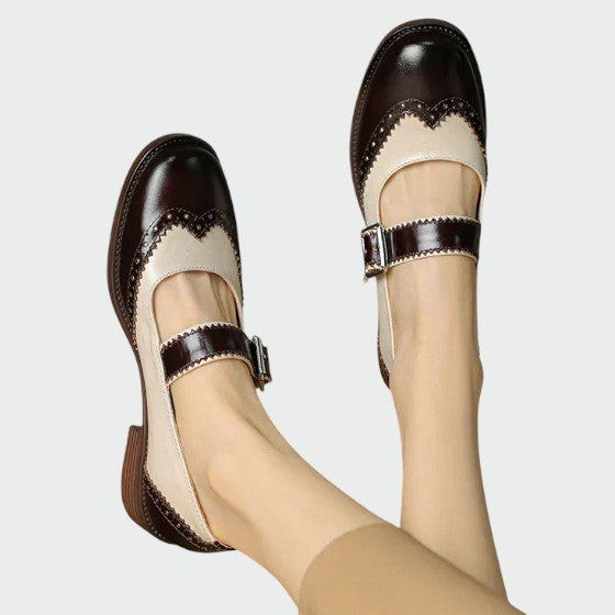 Olivia – Mary Janes en cuir