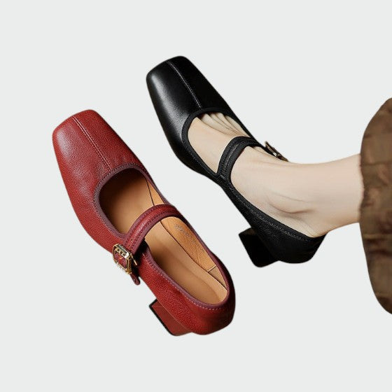 Olivia - Chaussures Mary Jane à talon bloc