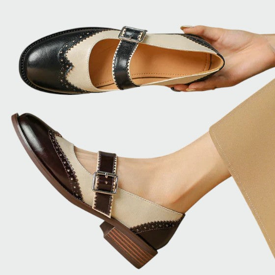 Olivia – Mary Janes en cuir