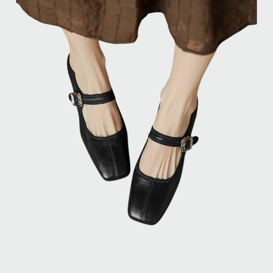 Olivia - Chaussures Mary Jane à talon bloc