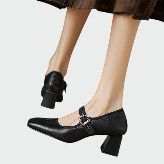 Olivia - Chaussures Mary Jane à talon bloc