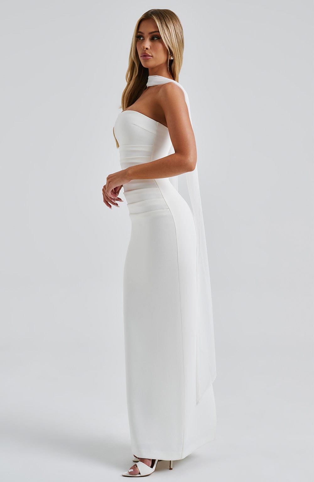 Robe Longue Yulia - Ivoire