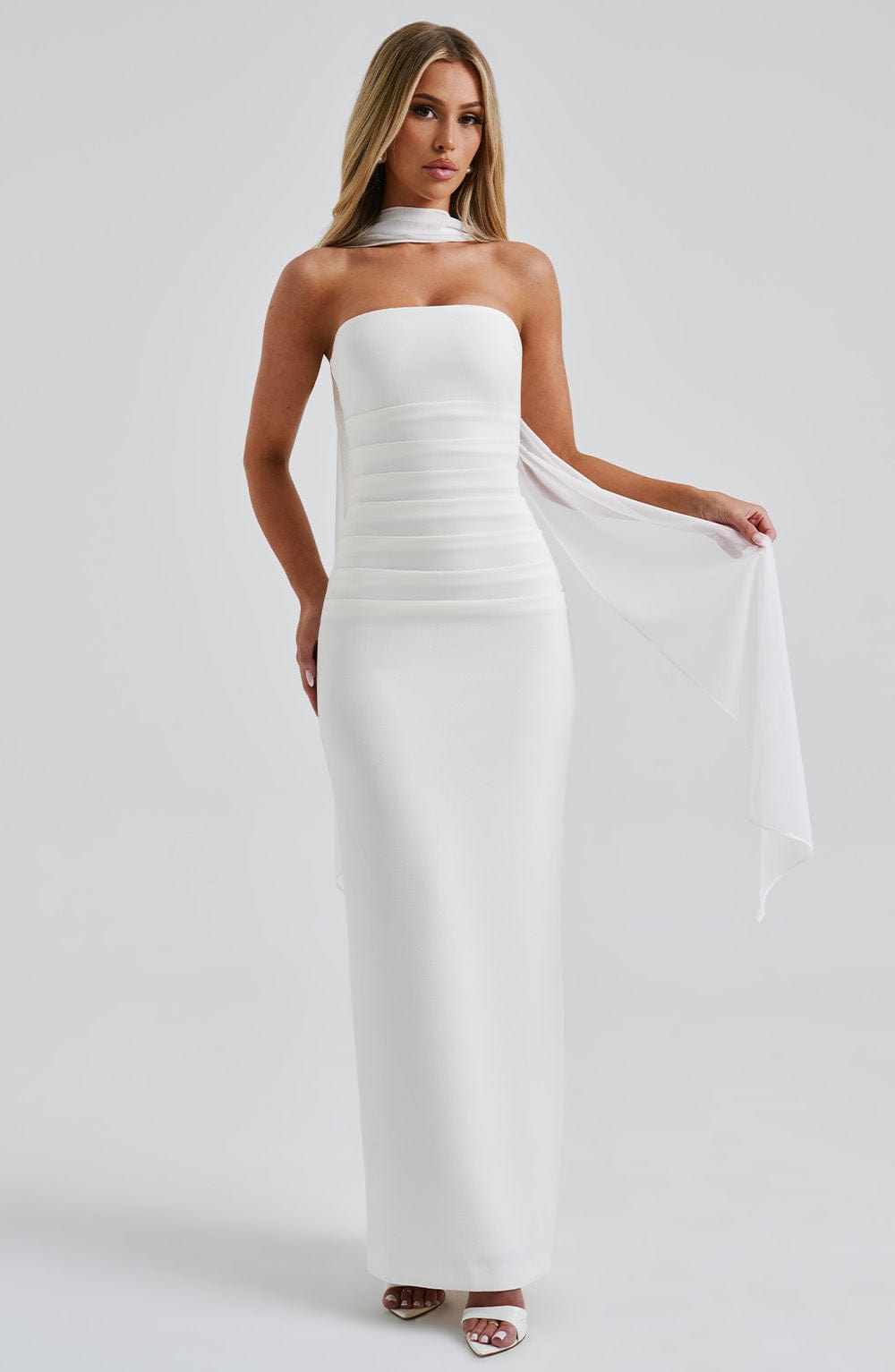 Robe Longue Yulia - Ivoire