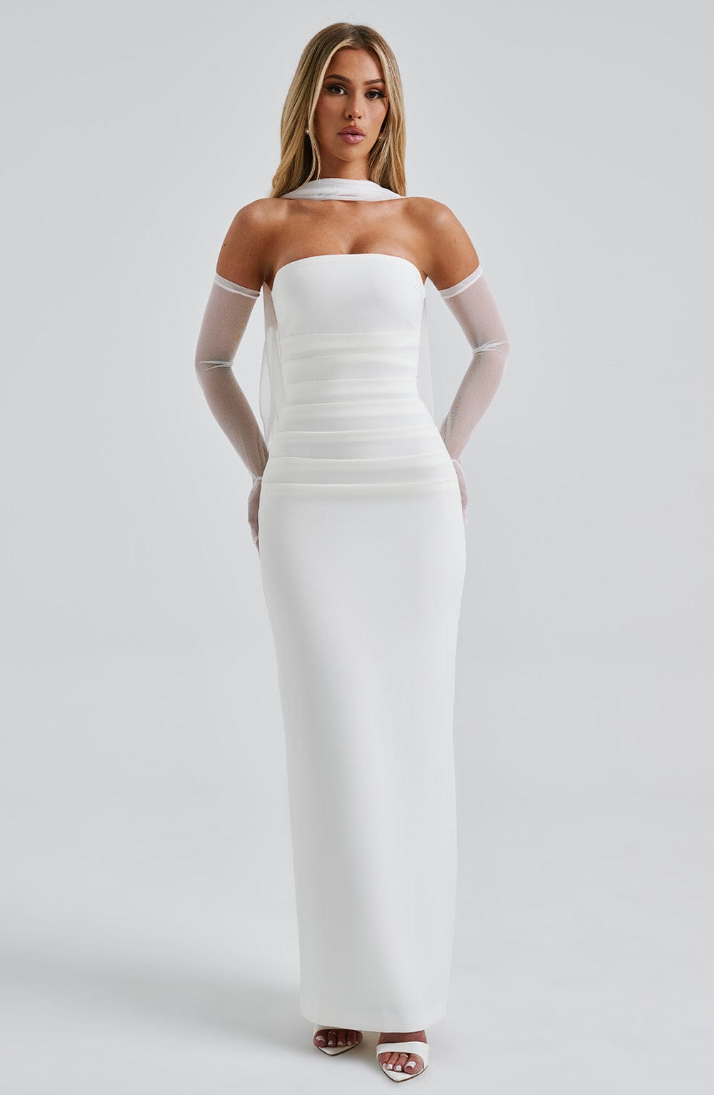 Robe Longue Yulia - Ivoire