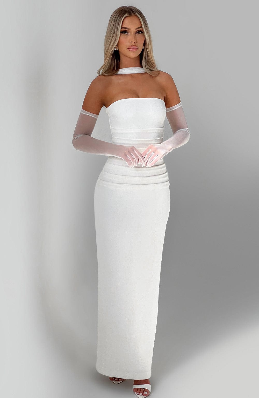 Robe Longue Yulia - Ivoire