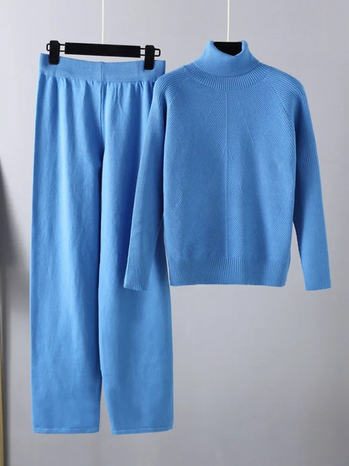 Lorance™ | Ensemble deux pièces Lounge en tricot torsadé